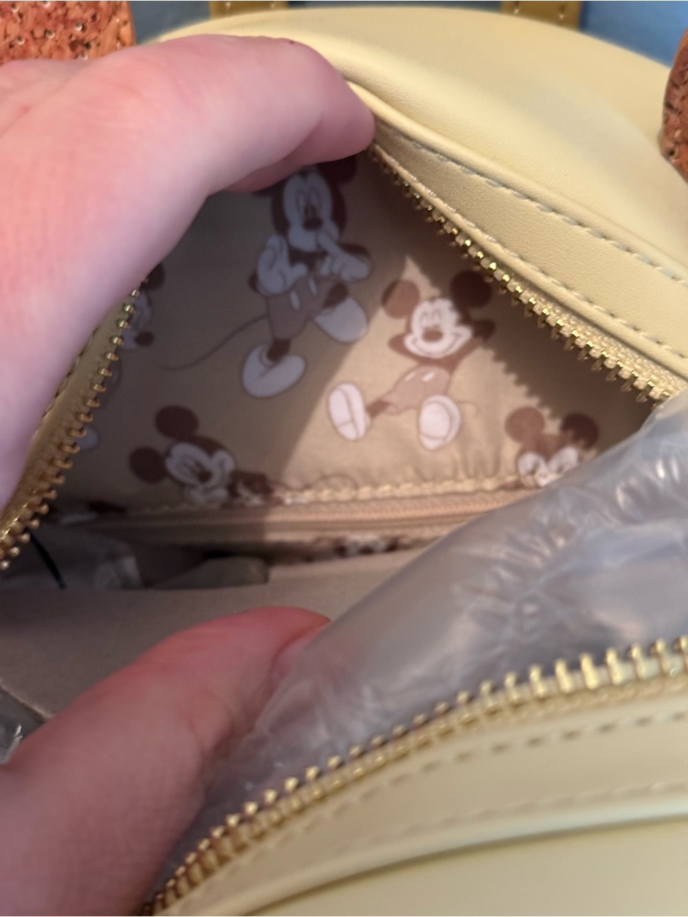 Loungefly Mickey Cork-Ear Mini Backpack - Picture 6 of 8